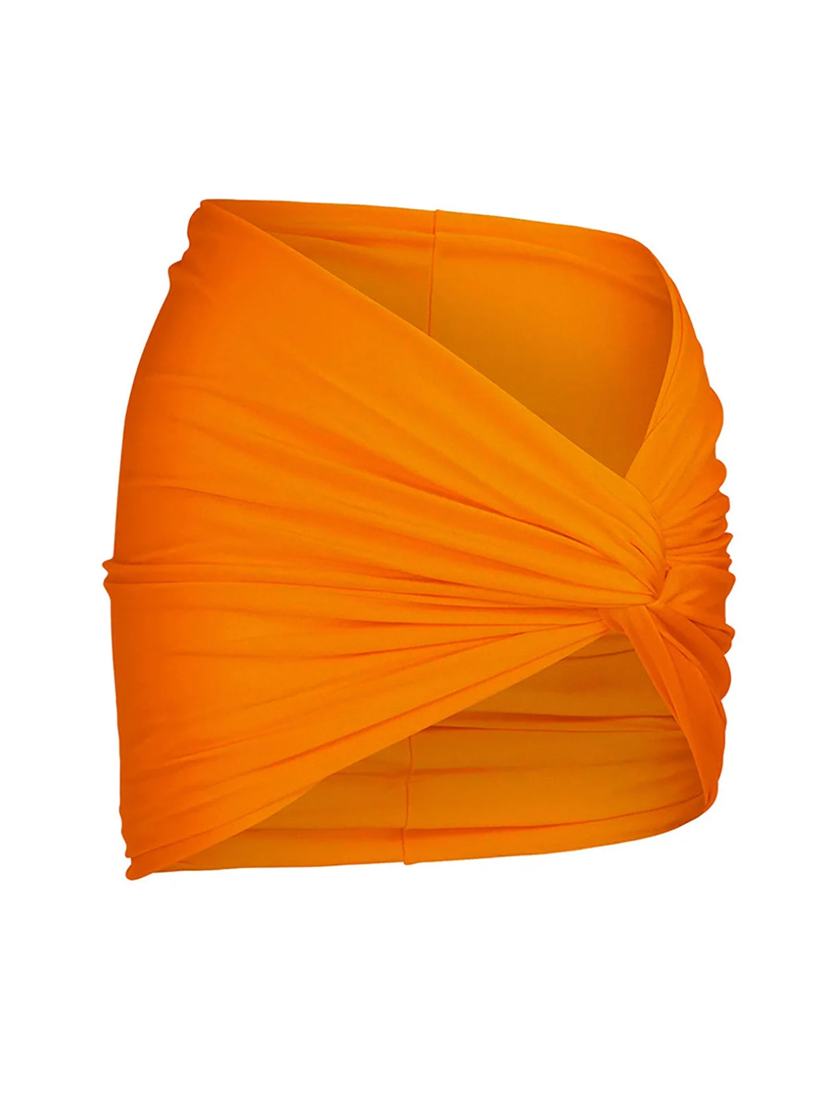 Neckholder-Bikini-Set mit modischem Rock, dreiteiliges Ensemble, Polyester-Elasthan-Gemisch, drahtlose Unterstützung, niedrige Taille, solide Damen-Bademode, verspielter und vielseitiger Look.