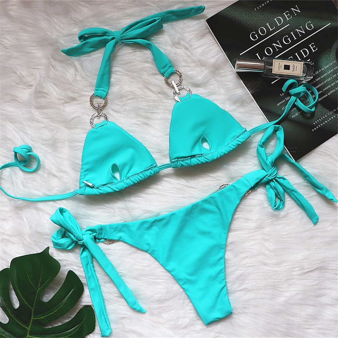 Halter Diamantring Bikini