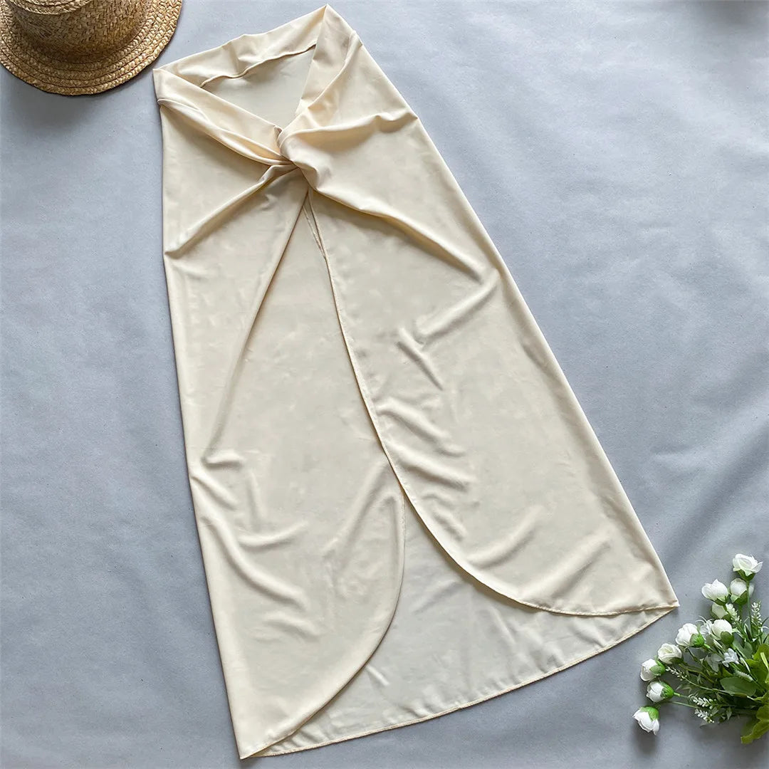 Maillot de bain une pièce avec jupe nouée, Monokini à texture froissée, Fait de Nylon et Spandex, Motif patchwork, Soutien sans fil, Taille réelle, Maillot de bain pour femme, Livré avec rembourrage, Disponible en Tailles Small, Medium, Large, et Extra Large, Couleurs Disponibles : Vert, Noir, Rose, Marron, Multicolore, Livraison gratuite.