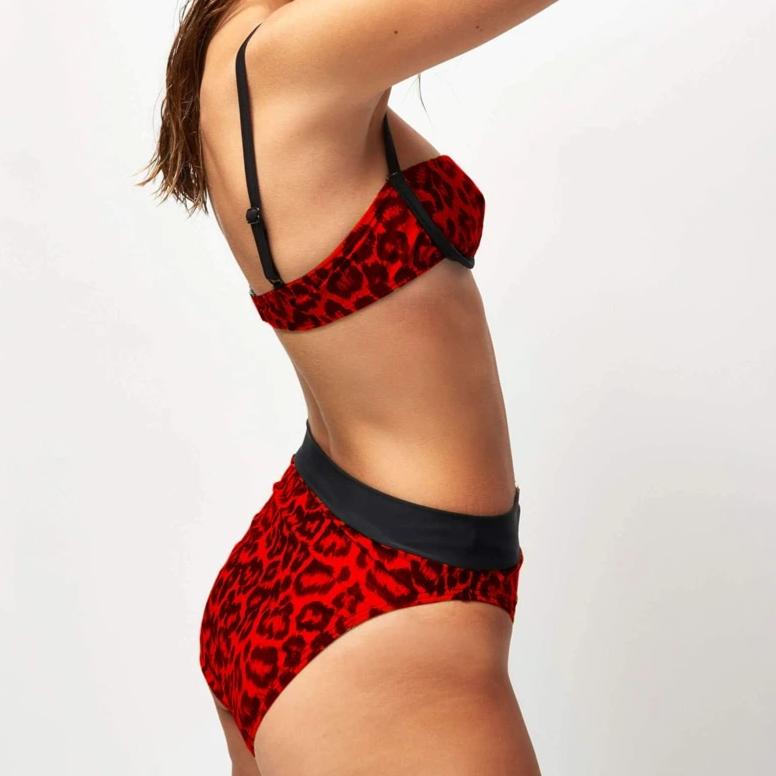 Bikini imprimé léopard