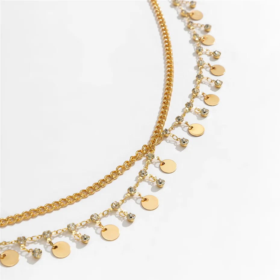 Squisito strass Star Tassel Pendant Waist Chain Body Jewelry, Caratteristiche Belly Belt Design, Composto da lega di ferro, catena di ferro, catena di rame e strass scintillanti, Ideale per le donne di età compresa tra 18-35 e adulti, Disponibile nelle taglie S, M, L, In magazzino con spedizione gratuita, Nuovo stato, Accessorio perfetto per la spiaggia o la piscina.