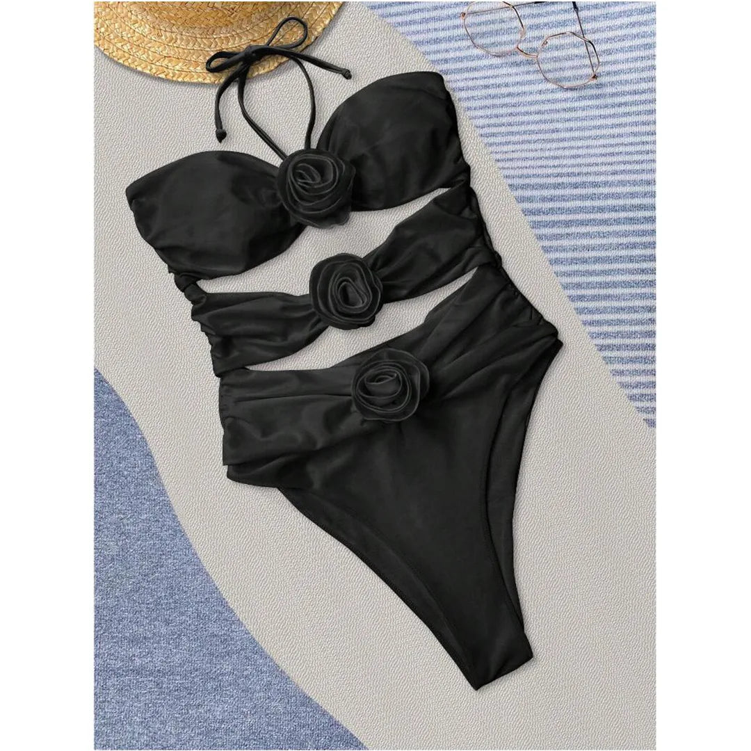 Squisito costume da bagno intero a fiori 3D, caratterizzato da un'elegante scollatura ad aletta e da un taglio a gamba alta. Questo costume da bagno chic è realizzato in nylon e spandex resistente, disponibile nelle taglie da donna S, M, L, XL e corrisponde alla taglia. Disponibile nei colori nero, bianco, fiori, bianco, rosa e multicolore. Ideale per donne di età compresa tra i 18 e i 35 anni e per adulti, attualmente in stock, in condizioni pari al nuovo e con spedizione gratuita.