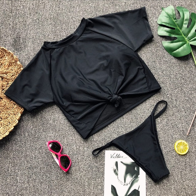 Bikini con top a nodo - 11 colori