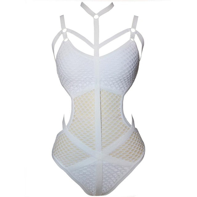 Mesh One Piece Swimsuit