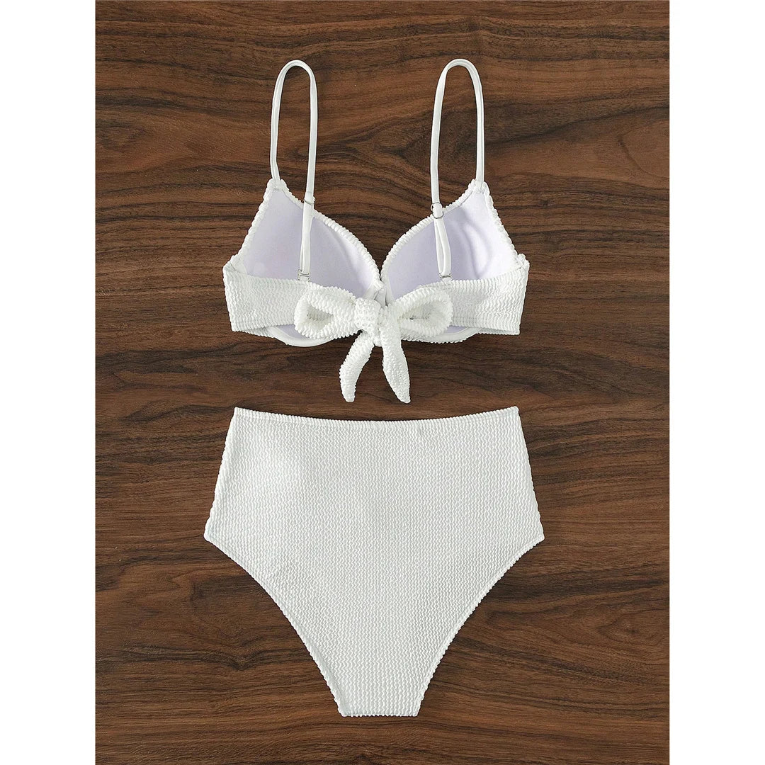 Chic High Waist Push Up Bikini Set