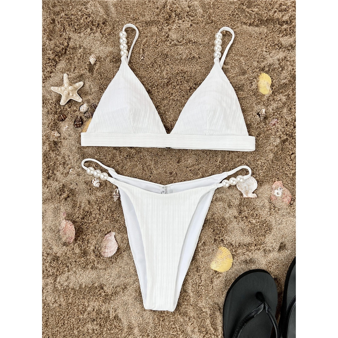 White Pearls Bikini - CUVATI White Pearls Bikini - CUVATI