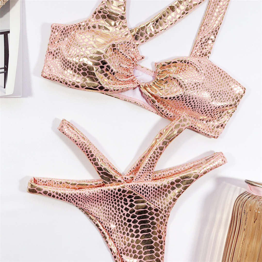 Snake Asymmetric Bikini