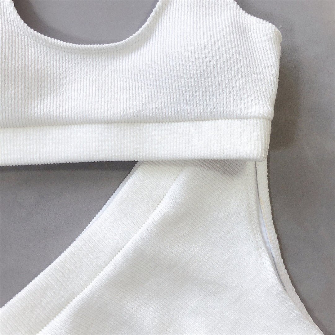 Ribbed High Waist Bikini - 5 Colors